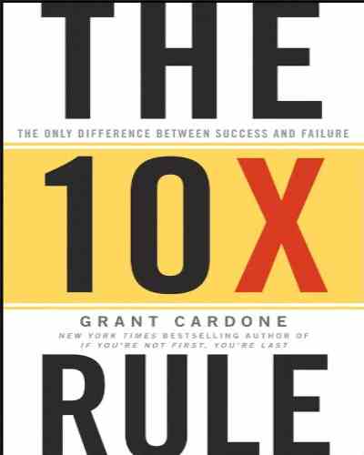 The 10X Rule - Grant Cardone (Hardcover)